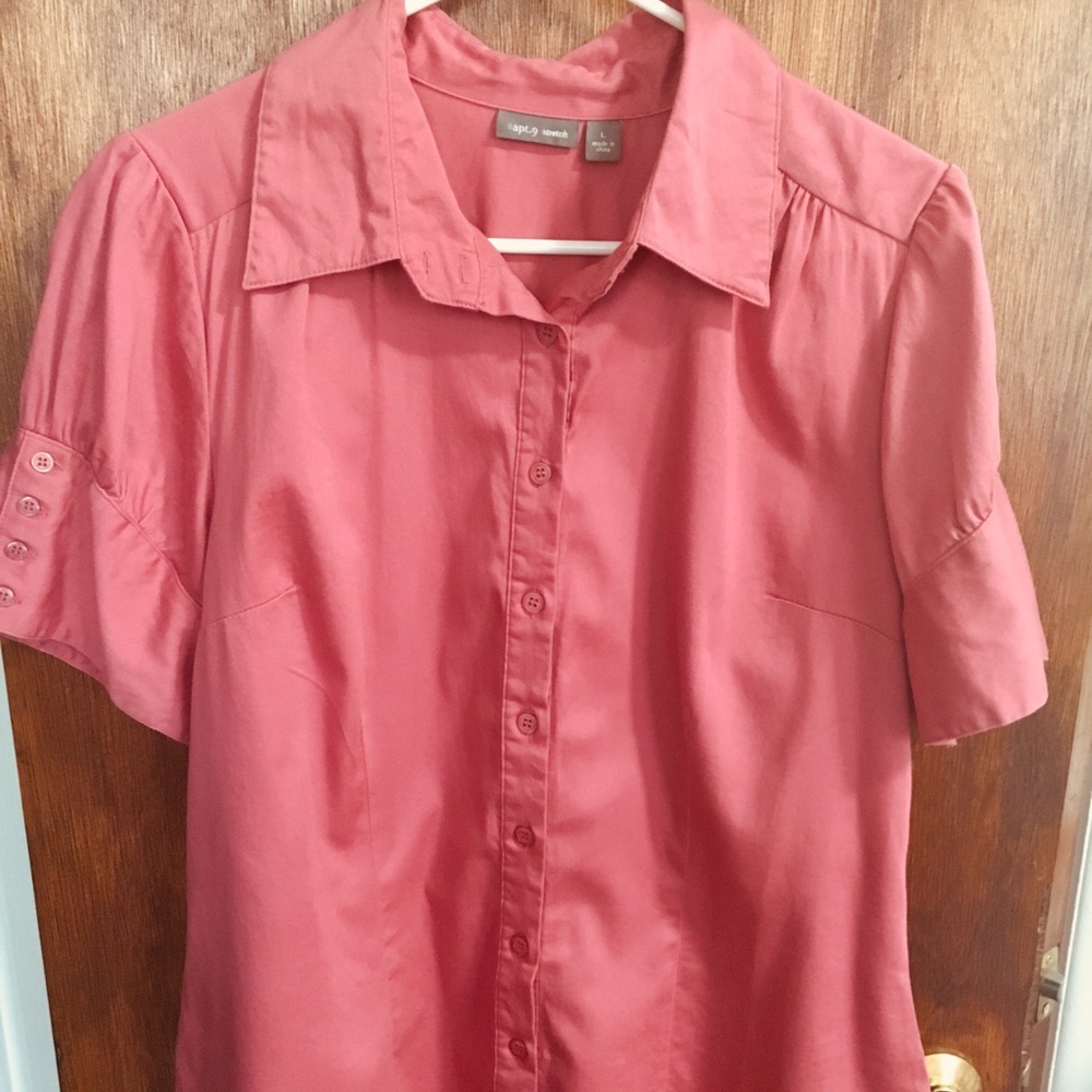 Apt.9 Stretch Collard Button-Down
